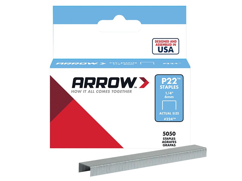 ARR P22 STAPLES 6MM (1/4IN) (BOX 5050)