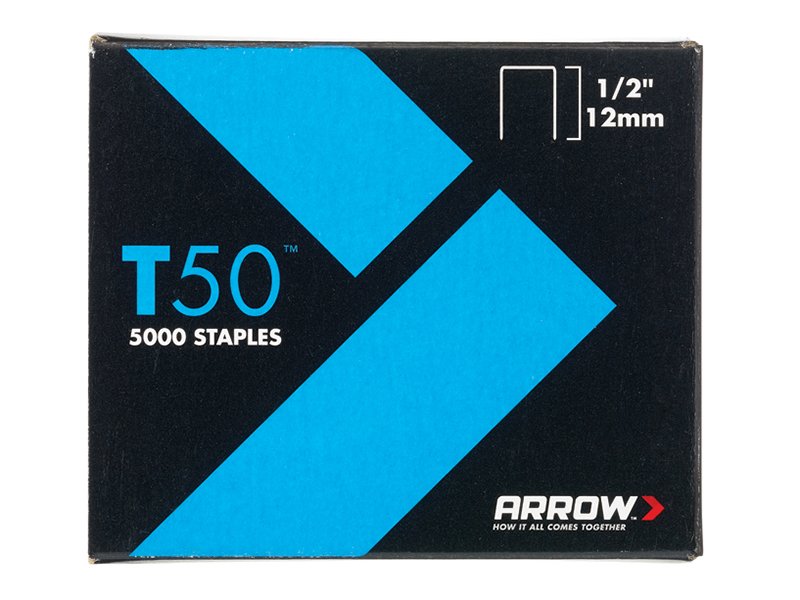 ARR T50 STAPLES 12MM (1/2IN) (PACK 5000,