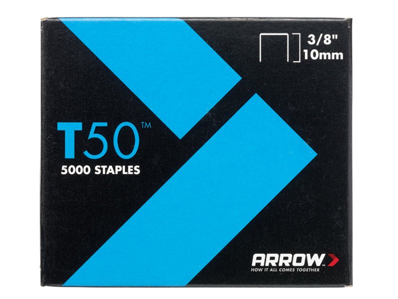 ARR T50 STAPLES 10MM (3/8IN) (PACK 5000,