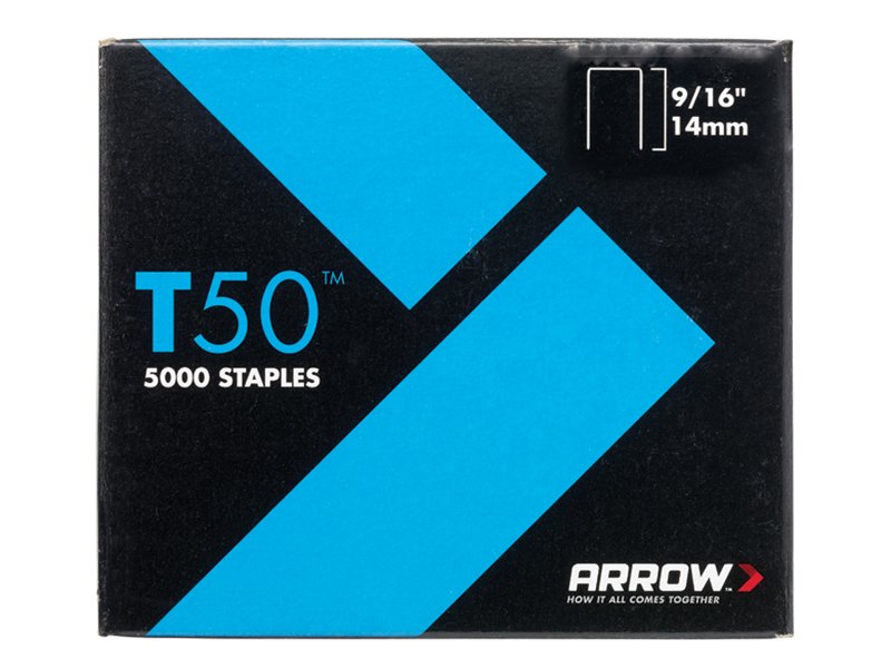 ARR T50 STAPLES 14MM (9/16IN) (PACK 5000