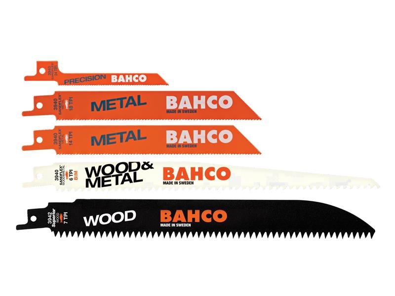 BAH SABRE SAW BLADE SET, 5 PIECE