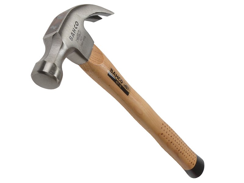BAH CLAW HAMMER HICKORY SHAFT 450G (16OZ