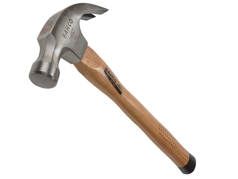BAH CLAW HAMMER HICKORY SHAFT 570G (20OZ