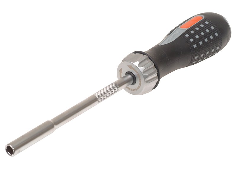 BAH 808050 RATCHET SCREWDRIVER & 6 BITS