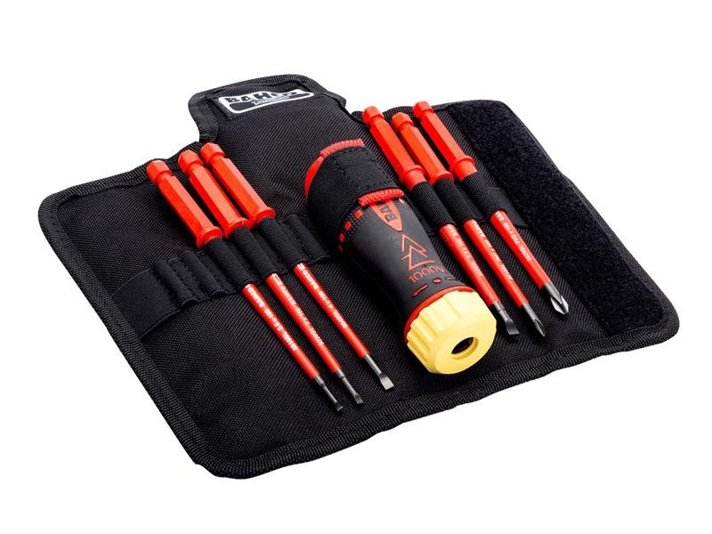 BAH INSULATED RATCHETING SCREWDRIVER SET