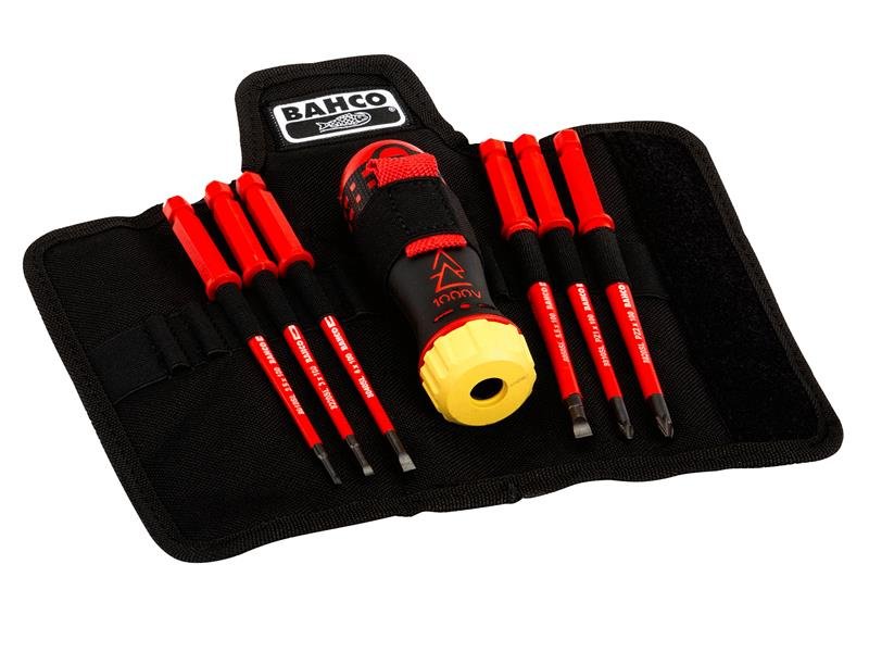 BAH INSULATED RATCHETING SCREWDRIVER SET