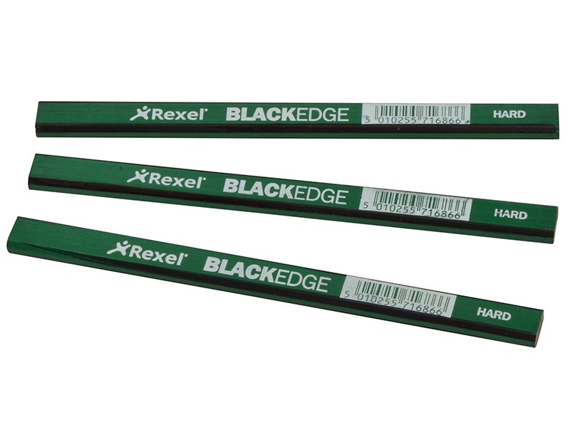 BLA CARPENTER'S PENCILS - GREEN / HARD (