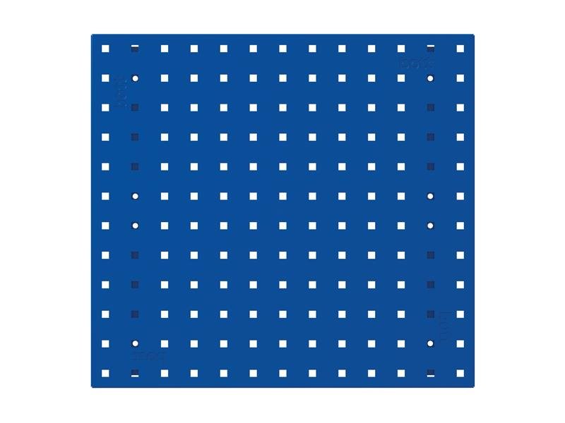 BOT PERFO PANEL 495 X 457MM GENTIAN BLUE