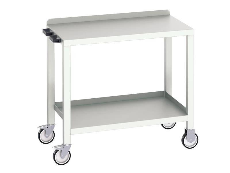 BOT VERSO MOBILE WELDED BENCH, STEEL TOP