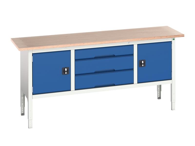 BOT VERSO ADJUSTABLE HEIGHT STORAGE BENC
