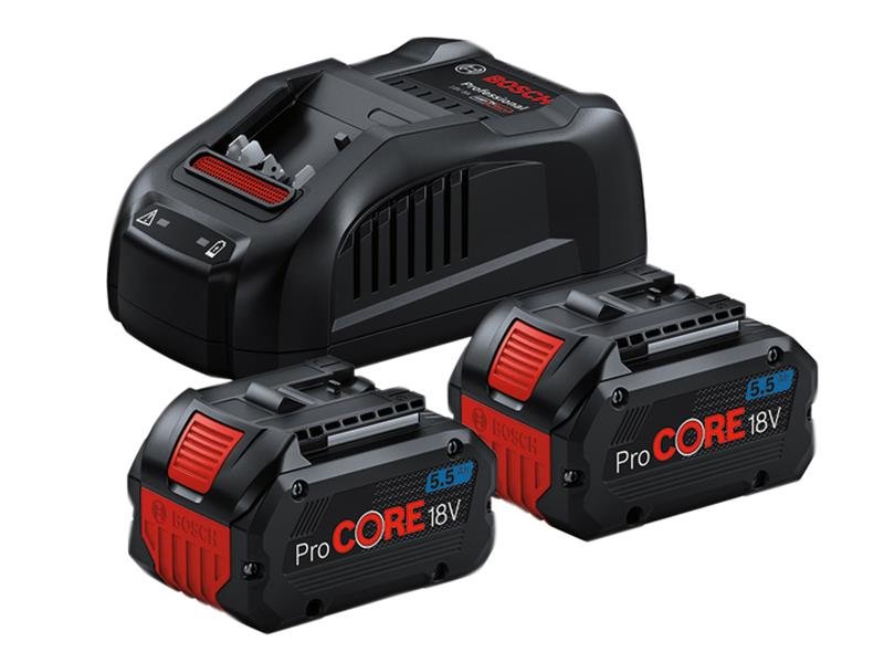 BSH PROCORE18V 5.5AH BATTERIES & CHARGER