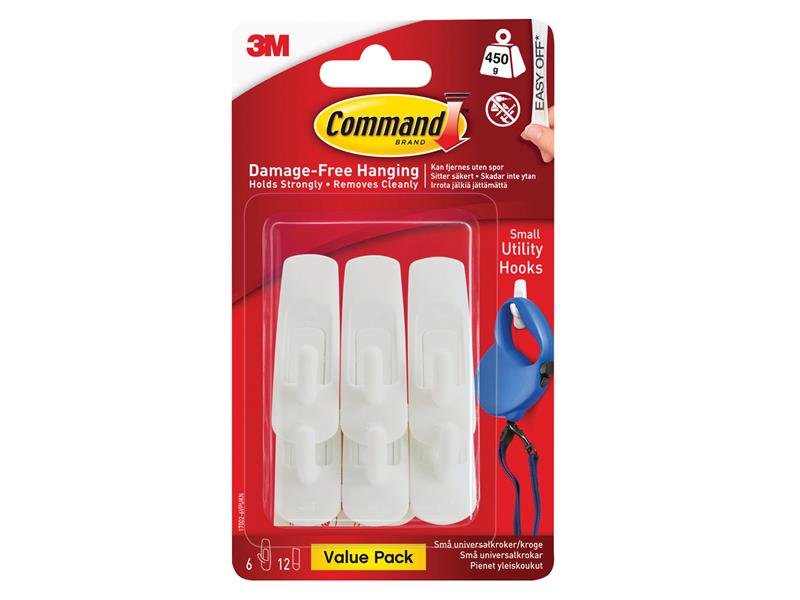 COM SMALL UTILITY HOOKS VALUE PACK (PACK