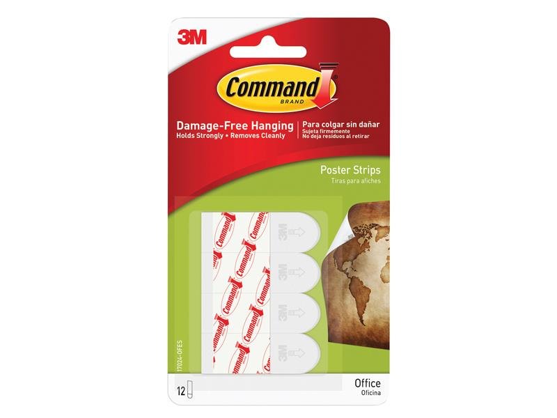 COM POSTER STRIPS (PACK 12)