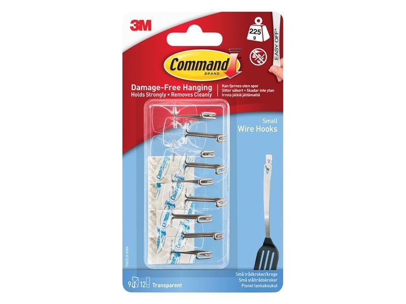 COM CLEAR WIRE HOOKS VALUE PACK (PACK 9)