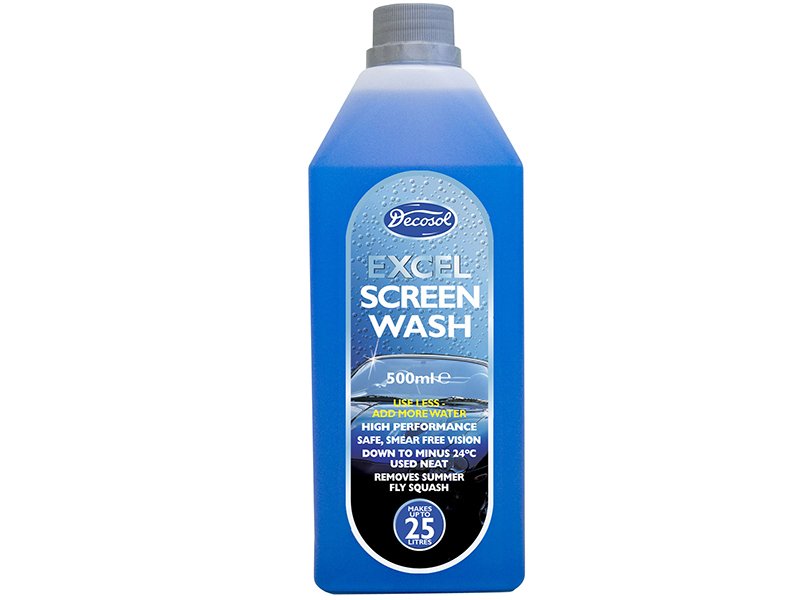 DEC EXCEL SCREENWASH 500ML