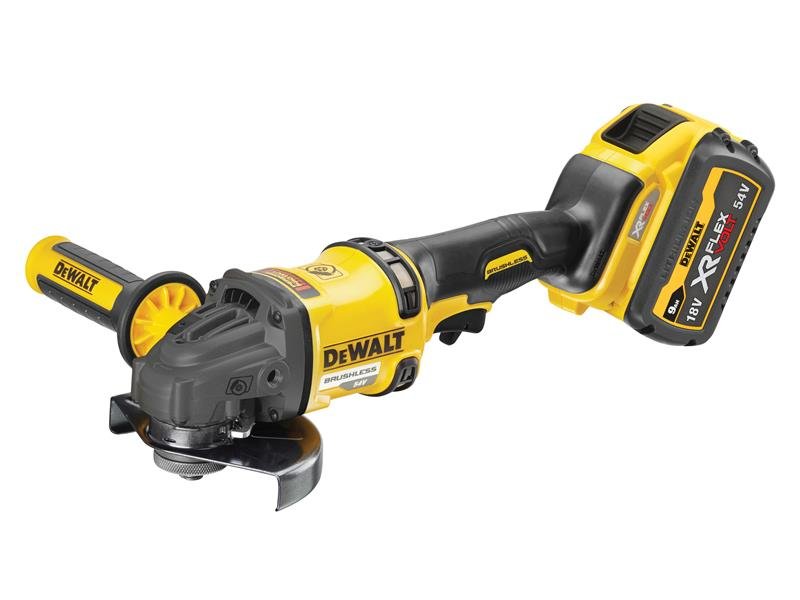 DEW DCG418X2 XR FLEXVOLT GRINDER 125MM 5