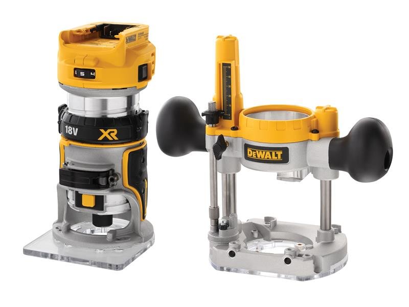 DEW DCW604NT XR 1/4IN TWIN BASE ROUTER 1