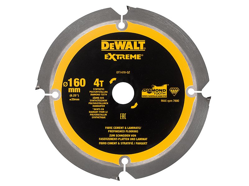 DEW EXTREME PCD FIBRE CEMENT SAW BLADE 1