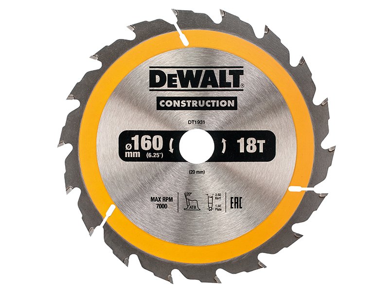 DEW PORTABLE CONSTRUCTION CIRCULAR SAW B