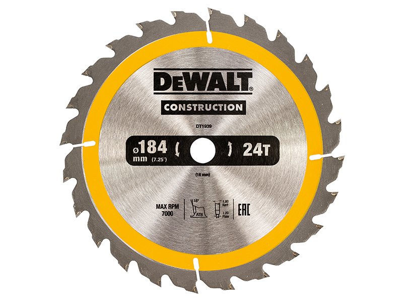 DEW PORTABLE CONSTRUCTION CIRCULAR SAW B