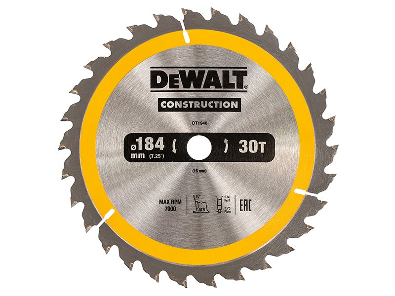 DEW PORTABLE CONSTRUCTION CIRCULAR SAW B