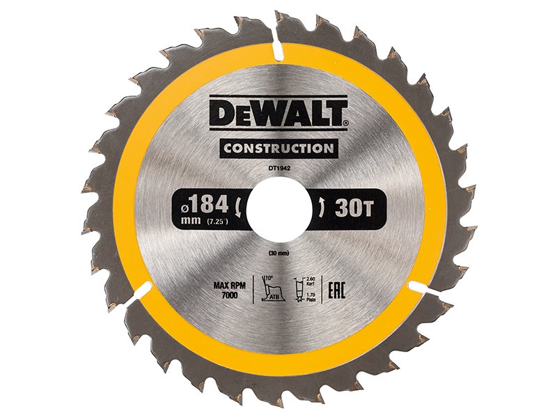 DEW PORTABLE CONSTRUCTION CIRCULAR SAW B