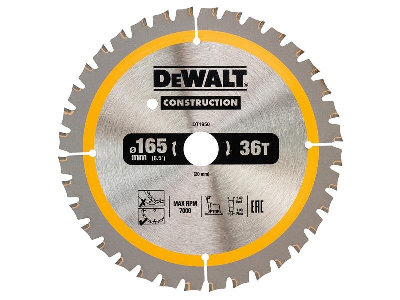 DEW CORDLESS CONSTRUCTION TRIM SAW BLADE
