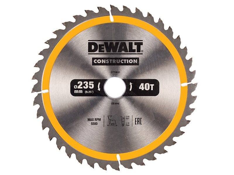 DEW PORTABLE CONSTRUCTION CIRCULAR SAW B