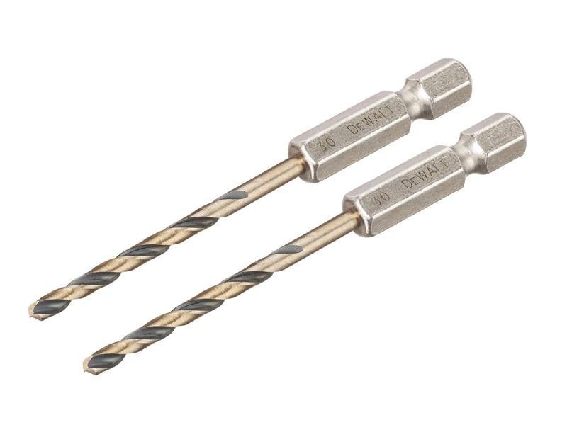 DEW BLACK&GOLD HEX HSS-G DRILL BITS (2)