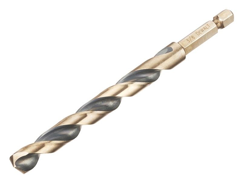DEW BLACK&GOLD HEX HSS-G DRILL BIT 9.5MM