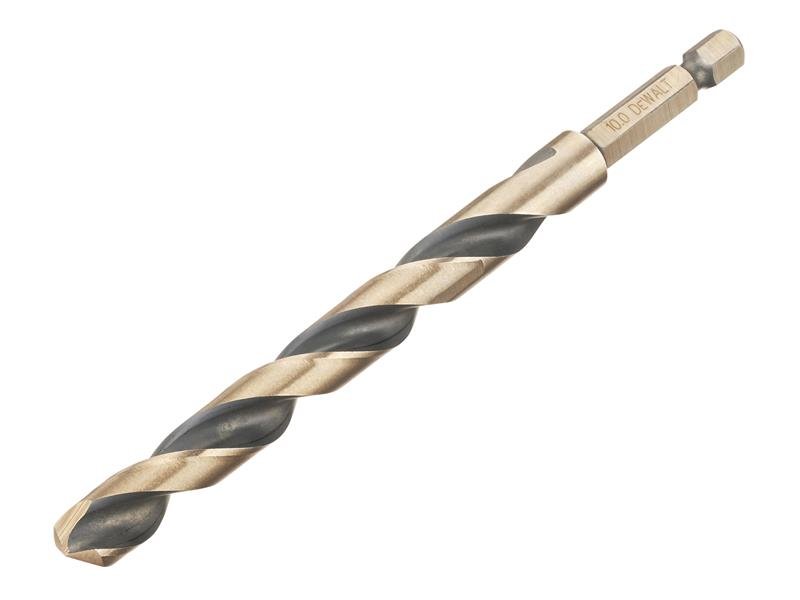 DEW BLACK&GOLD HEX HSS-G DRILL BIT 10.0M