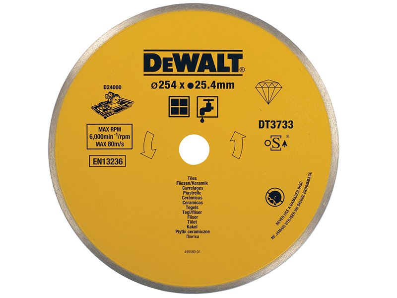 DEW CERAMIC DIAMOND TILE BLADE 254 X 25.