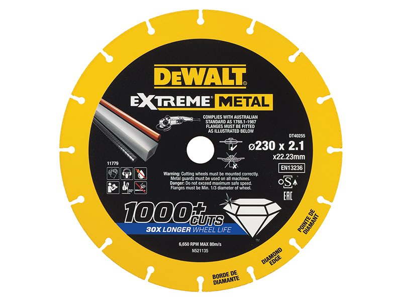 DEW EXTREME METAL CUT OFF SAW BLADE 230