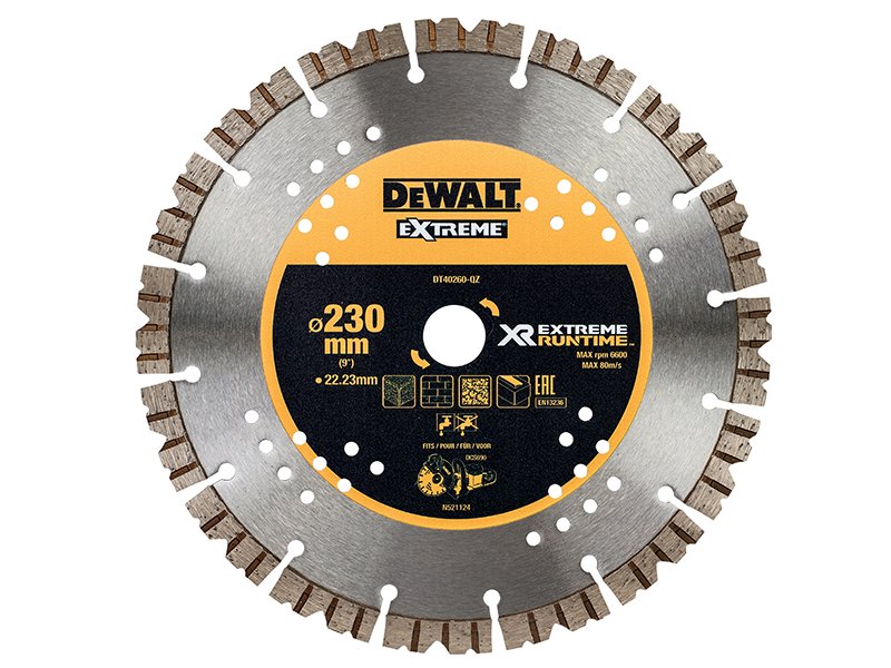 DEW DT40260 EXTREME DIAMOND CUTTING BLAD