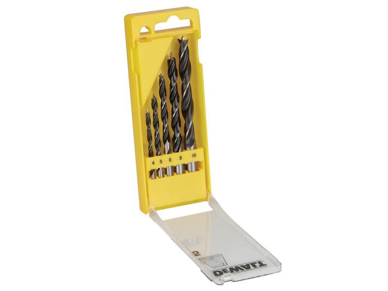 DEW BRAD POINT DRILL BIT SET, 5 PIECE