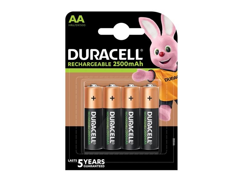 DUR AA CELL 2500MAH RECHARGEABLE BATTERI