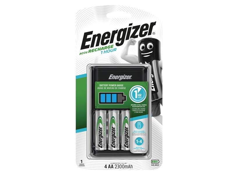 ENG 1 HOUR CHARGER PLUS 4 X AA 2300 MAH
