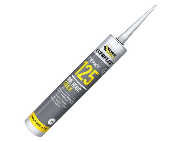 EVB ONE HOUR CAULK 125 WHITE 380ML