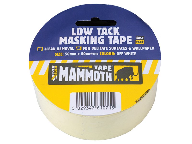 EVB LOW TACK MASKING TAPE 25MM X 25M