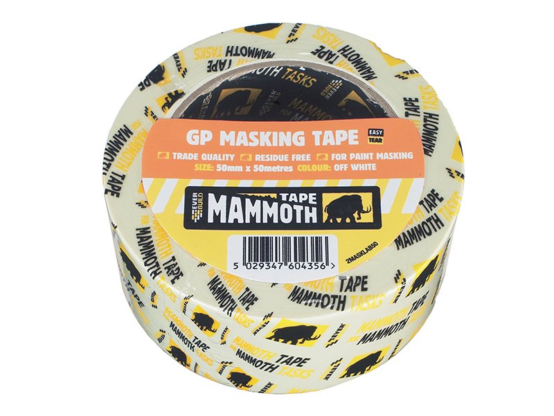 EVB MAMMOTH RETAIL MASKING TAPE 38MM X 5
