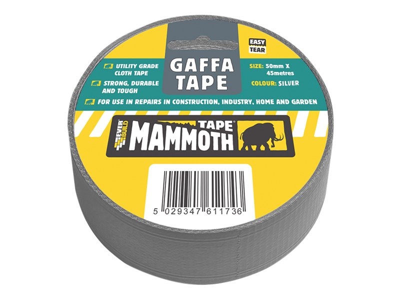 EVB GAFFA TAPE 50MM X 45M SILVER