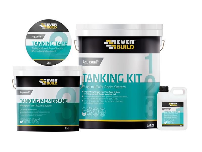 EVB AQUASEAL WET ROOM SYSTEM KIT 4.5MÂ²