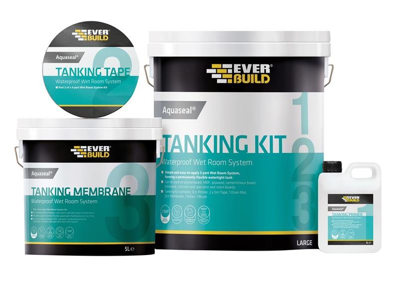 EVB AQUASEAL WET ROOM SYSTEM KIT 7.5MÂ²