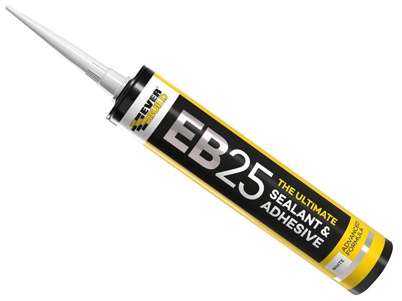 EVB EB25 HYBRID SEALANT ADHESIVE WHITE 3