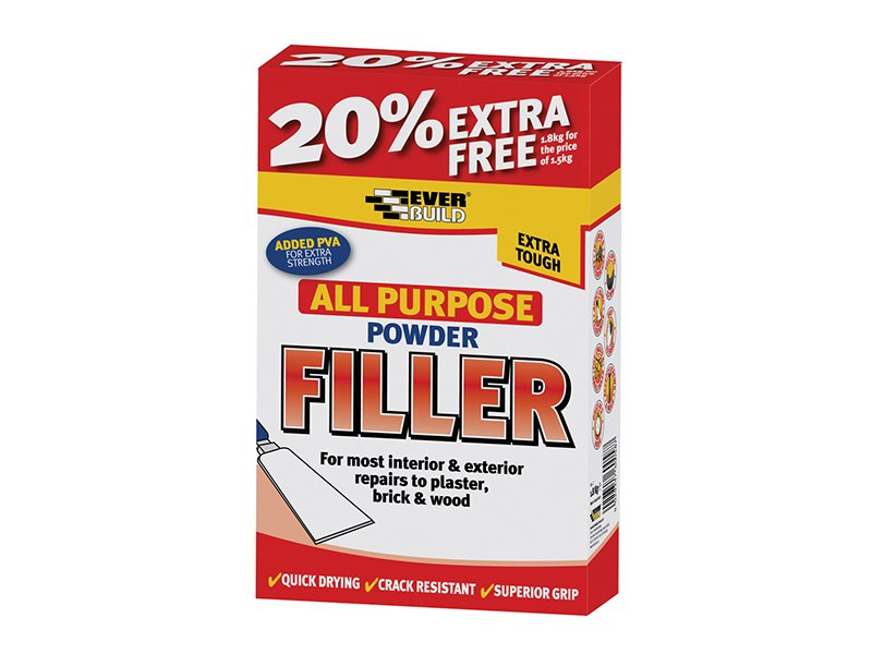 EVB ALL PURPOSE POWDER FILLER 1.5KG + 20