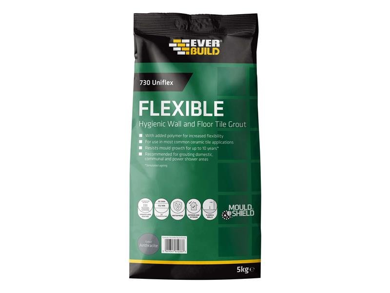 EVB 730 UNIFLEX HYGIENIC TILE GROUT ANTH
