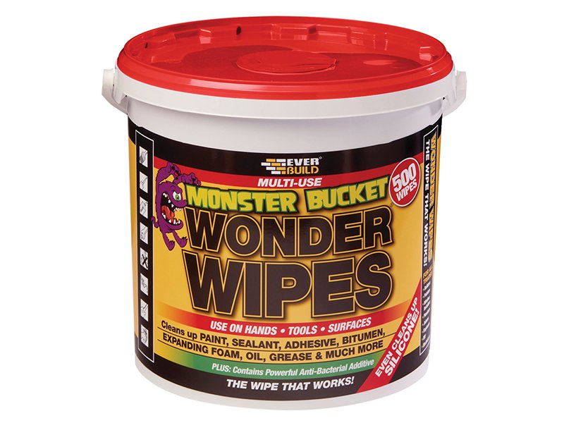 EVB MONSTER WONDER WIPES (TUB 500)