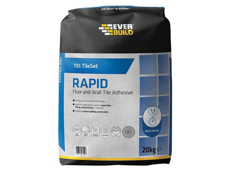 EVB 705 RAPID SET TILE MORTAR 20KG