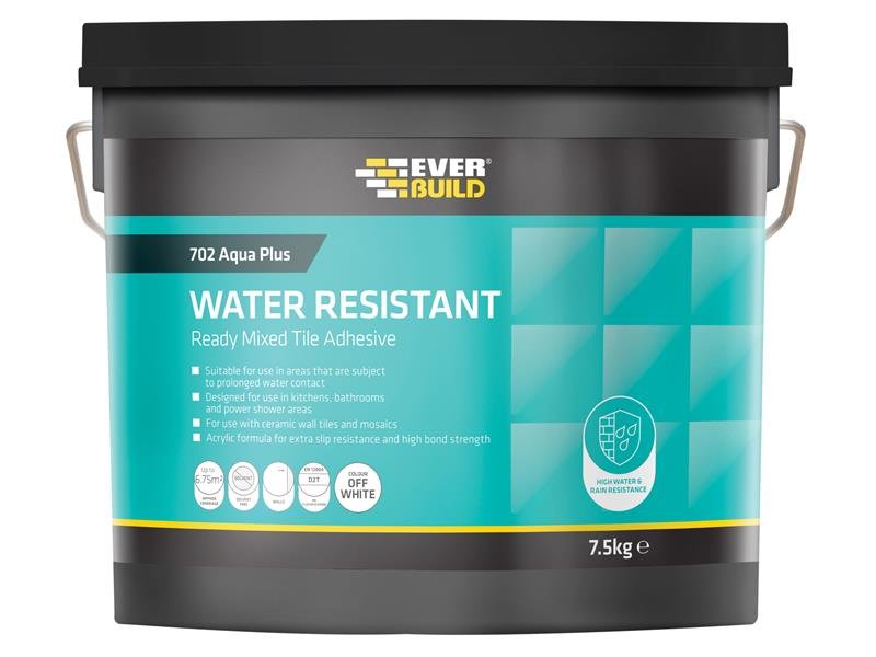 EVB 702 WATER RESISTANT TILE ADHESIVE 7.