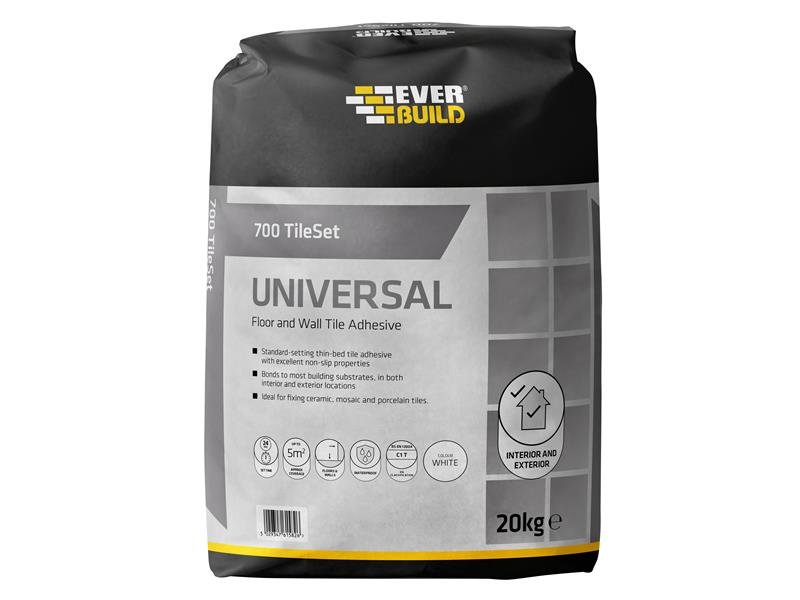 EVB 700 TILESET UNIVERSAL WHITE 20KG
